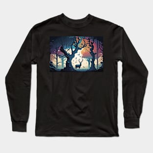 Vibrant Nature Symphony Long Sleeve T-Shirt